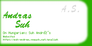 andras suh business card